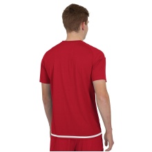 JAKO Sport-Tshirt Trikot Striker 2.0 KA (100% Polyester Keep Dry) rot/weiss Herren