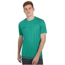 JAKO Sport-Tshirt Trikot Striker 2.0 KA (100% Polyester Keep Dry) Kurzarm türkis/anthrazit Herren
