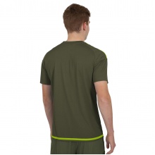 JAKO Sport-Tshirt Trikot Striker 2.0 KA (100% Polyester Keep Dry) Kurzarm khakibraun/grün Herren