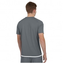 JAKO Sport-Tshirt Trikot Striker 2.0 KA (100% Polyester Keep Dry) Kurzarm grau/weiss Herren
