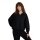 4F Pullover F1870 Half Zip (Baumwolle, Oversize) schwarz Damen