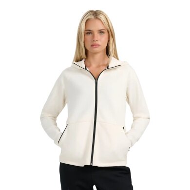 4F Trainingsjacke F2260 mit Kapuze weiss Damen