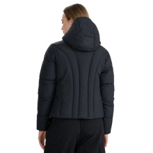 4F Winter-Daunenjacke F0706 mit Kapuze schwarz Damen