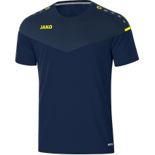 JAKO Sport-Tshirt Champ 2.0 (100% Polyester) marineblau/gelb Kinder