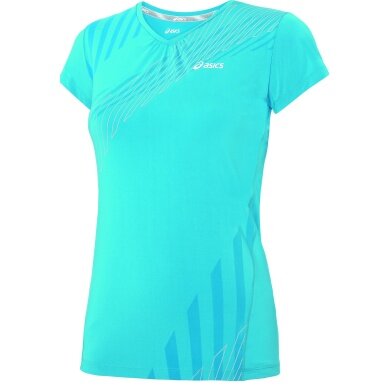 Asics Lauf-Shirt L2 Overall jewelblau Damen
