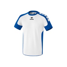 Erima Sport-Tshirt Valencia (100% Polyester) weiss/royalblau Herren