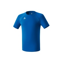 Erima Sport-Tshirt Basic Performance (100% Polyester, Mesh-Einsätze) blau Herren