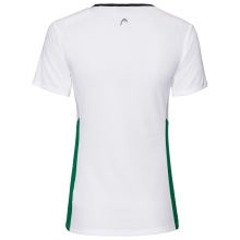 Head Tennis-Shirt Club Technical 2021 weiss/grün Damen