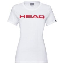 Head Tennis-Shirt Club Lucy (100% Baumwolle) weiss/rot Damen