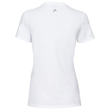 Head Tennis-Shirt Club Lucy (100% Baumwolle) weiss/rot Damen