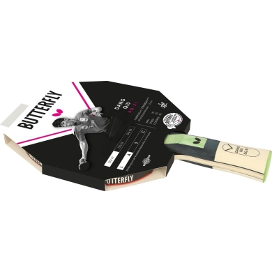 Butterfly Tischtennisschläger Dang Qiu DQX1 - Addoy Belag mit einem 1,5mm Schwamm - 1 Schläger