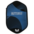 Butterfly Tischtennisschlägerhülle Curve Case II - Schlägerhülle für 2 Schläger und 6 Bälle - schwarz/blau