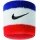 Nike Schweissband Swoosh (72% Baumwolle) habanero rot/weiß/blau 2er
