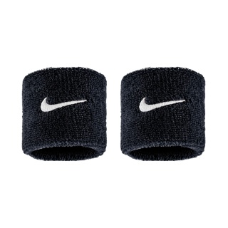 Nike Schweissband Swoosh Classic (Baumwollmix) 2025 schwarz - 2 Stück