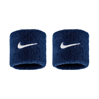 Nike Schweissband Swoosh Classic (Baumwollmix) 2025 navyblau - 2 Stück