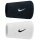 Nike Schweissband Swoosh Classic Doublewide Jumbo (Baumwollmix) 2025 weiss/schwarz - 2 Stück