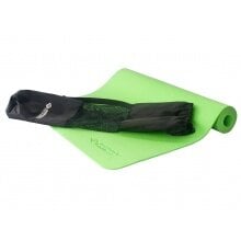 Schildkröt Yogamatte PVC Flecht-Optik (180x 61x 0,4cm) in Tragetasche grün