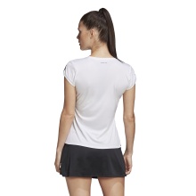 adidas Tennis-Shirt Club 3 Stripes #20 weiss Damen