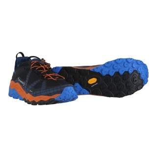AKU Wanderschuhe Flyrock GTX (wasserdicht) schwarz/blau/orange Herren