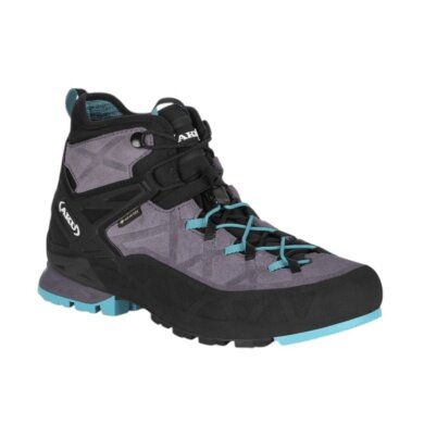 AKU Wanderschuhe Rocket DFS MID GTX (Zustieg, wasserdicht) grau/türkis Damen