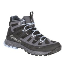 AKU Wanderschuhe Selvatica MID GTX (wasserdicht) grau/schwarz/hellblau Damen
