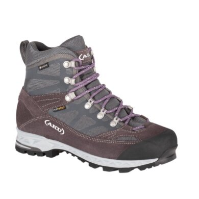 AKU Wanderschuhe Trekker Pro GTX (wasserdicht) grau/burgund/violett Damen
