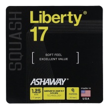 Ashaway Squashsaite Liberty 17 1.25mm weiss 9m Set