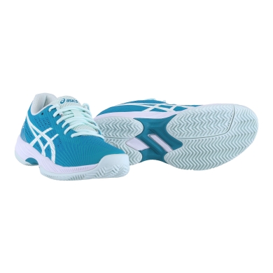Asics Tennisschuhe Gel Game 9 Clay/Sandplatz tealblau Damen