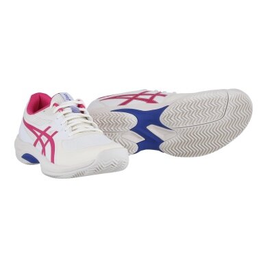Asics Tennisschuhe Game FF Clay/Sandplatz weiss/pink Damen