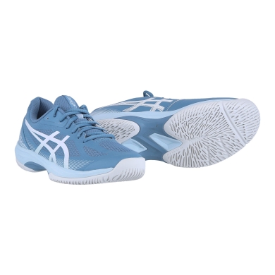 Asics Hallen-Indoorschuhe Court Hunter FF (Beweglichkeit) sabablau/weiss Herren