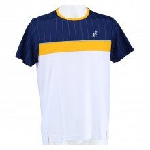 Australian Tennis-Tshirt Ace weiss/dunkelblau Herren