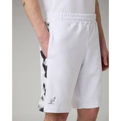 Australian Tennishose Short File 2025 (Baumwolle) kurz weiss/schwarz Herren