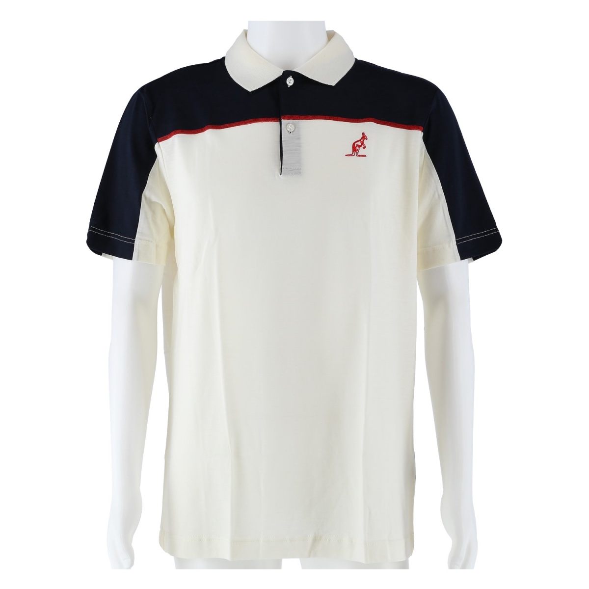 Australian TennisPolo Lana weiss/navy Herren versandkostenfrei online