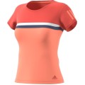 adidas Tennis-Shirt Club #18 rot Damen