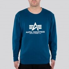 Alpha Industries Pullover Basic (Baumwolle) Sweater navalblau Herren