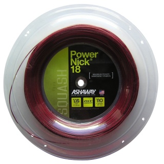 Ashaway Squashsaite Powernick 18 rot 110m Rolle