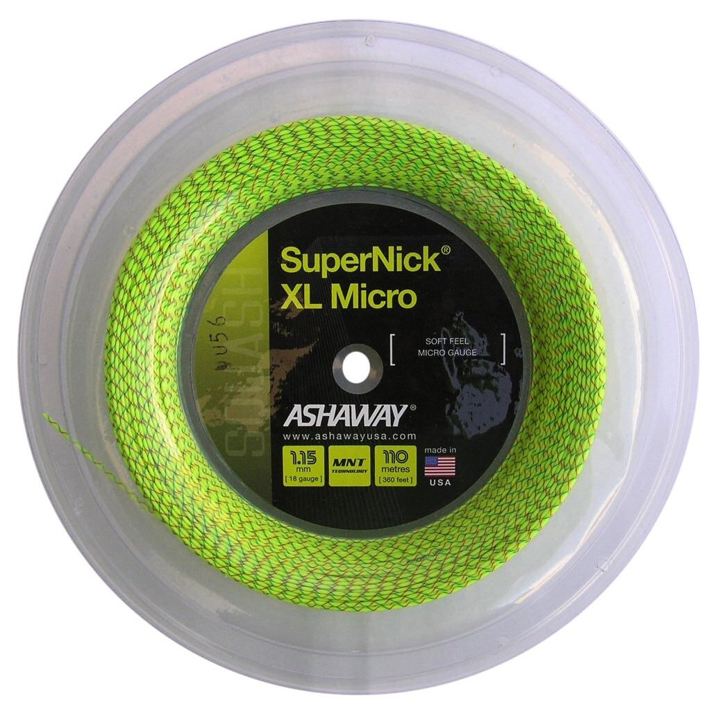ASHAWAY Saite SuperNick XL Micro Rolle neon-gelb 