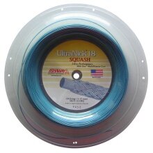 Ashaway Squashsaite UltraNick 18 blau 110m Rolle