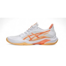 Asics Indoorschuhe Blade FF 2 (Squash- und Badminton-Schuh) weiss/orange Damen
