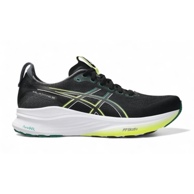 Asics Laufschuhe Gel Kayano 32 (Stabilität) 2025 schwarz/weiss/grün Herren