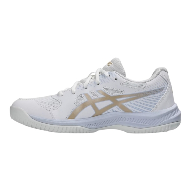 Asics Hallen-Indoorschuhe Upcourt 6 GS (Grundschule) weiss/champagne Kinder