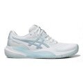 Asics Tennisschuhe Gel Challenger 15 Clay/Sandplatz (Dämpfung) weiss/hellblau Damen