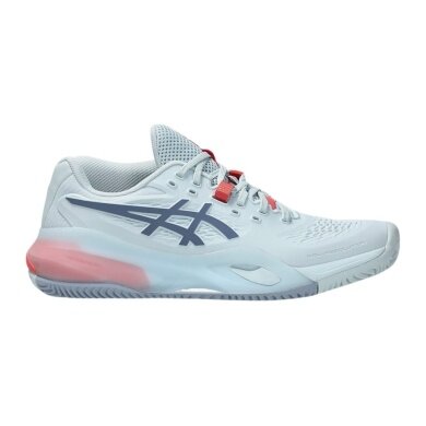 Asics Tennisschuhe Gel Resolution X Clay/Sandplatz (Stabilität) hellblau Damen