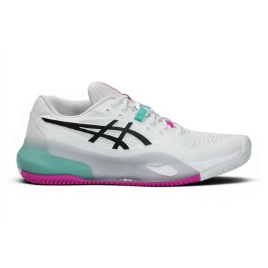 Asics Tennisschuhe Gel Resolution X Clay/Sandplatz (Stabilität) 2026 weiss/mint/purple Herren