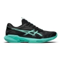 Asics Tennisschuhe Solution Speed FF 4 Clay/Sandplatz/Leichtigkeit schwarz/grün Herren