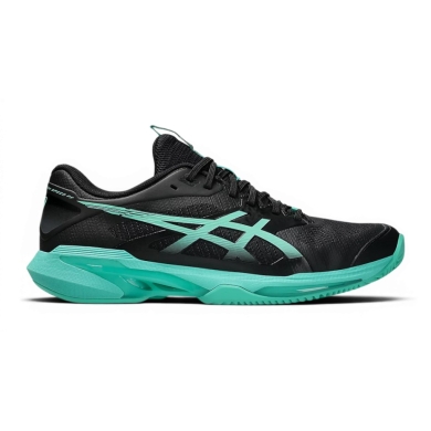 Asics Tennisschuhe Solution Speed FF 4 Clay/Sandplatz/Leichtigkeit schwarz/grün Herren
