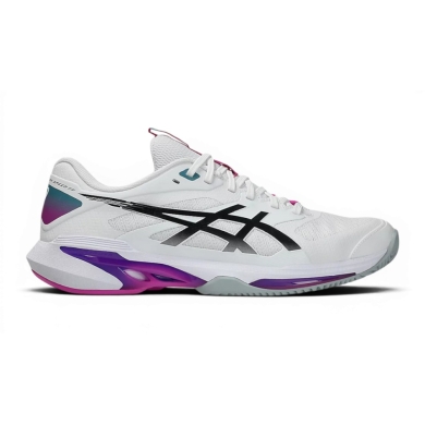 Asics Tennisschuhe Solution Speed FF 4 Clay/Sandplatz/Leichtigkeit weiss/violett Herren