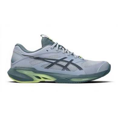 Asics Tennisschuhe Solution Speed FF 4 Clay/Sandplatz/Leichtigkeit graublau Herren