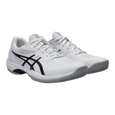 Asics Tennisschuhe Game FF Clay/Sandplatz weiss/schwarz Herren