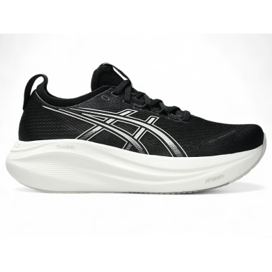 Asics Laufschuhe Gel Nimbus 27 (Dämpfung) 2025 schwarz/weiss Damen